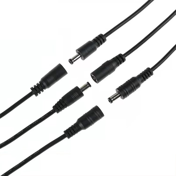 Dc Power Cable 12v 5a Plugs Male Female DC jack connector dc connector with cable