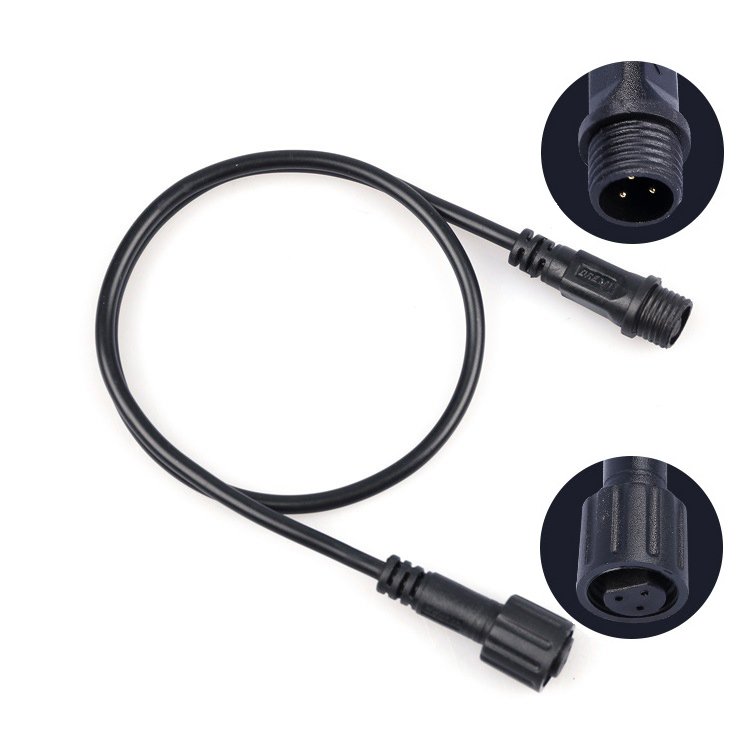 High Quality M6 M8 M10 M12 M16 M18 M20 Waterproof Connector 3 Pin 3 Core Ip67 Ip68 Female Male Plug Led Connector