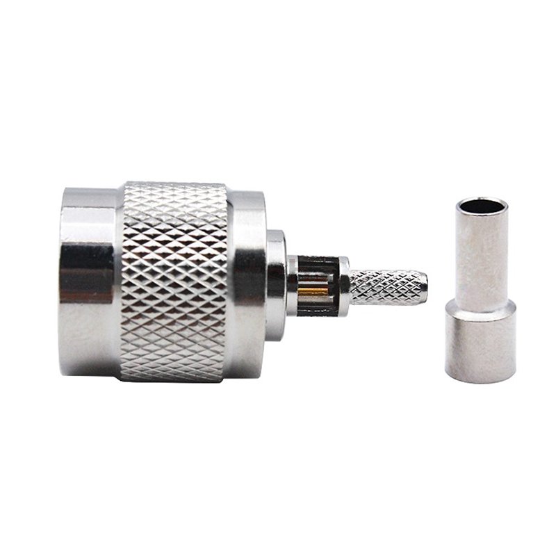 RF Crimp Coaxial connector TNC male jack for RG316 RG174 Cable