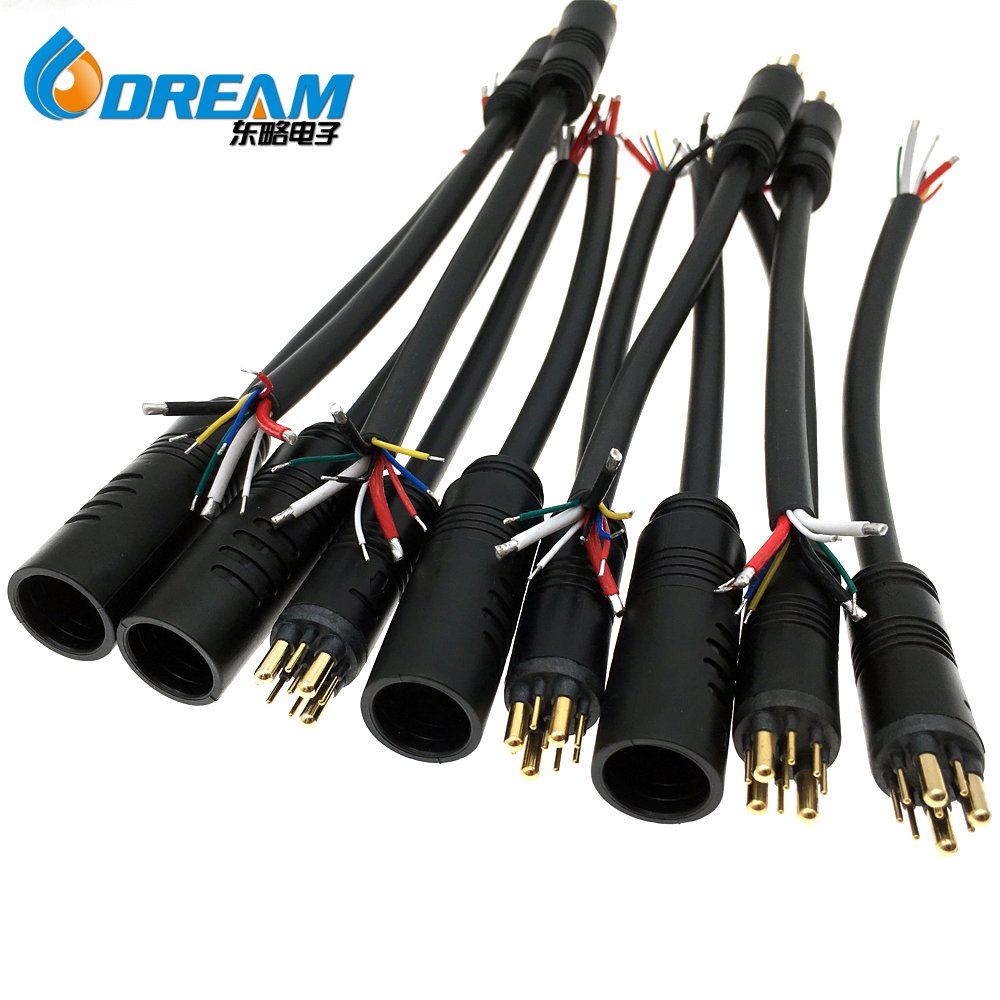 DR-B10 Factory High Current 250V 9 Pin 25A+2A IP65 Ebike Connector Male Female Circular Connector Electric Motor Connector