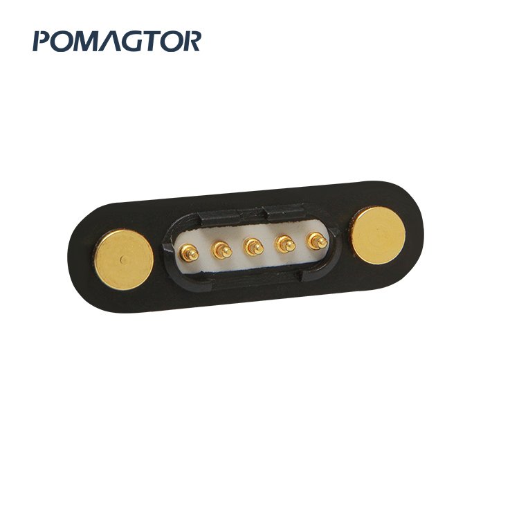 5 Pins Female male Magnetic Pogo Pin Charger Connector Spring Loaded OEM ODM To Cable Battery Charging Adapter Smartwatch