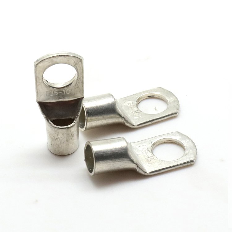 SC/JGY Non-Insulated 600v 35 KV AWG Battery Tubular Compression Aluminum Copper Ring Crimp Cable Wire Connectors Terminal Lugs