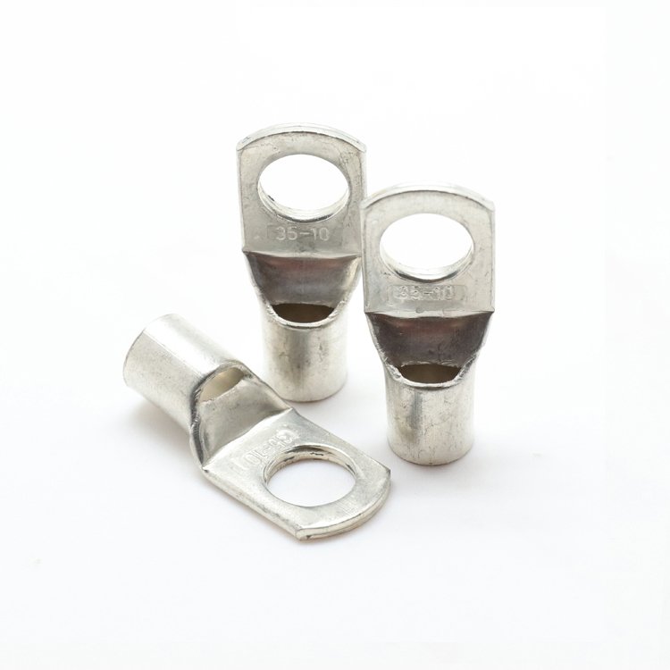 SC/JGY Non-Insulated 600v 35 KV AWG Battery Tubular Compression Aluminum Copper Ring Crimp Cable Wire Connectors Terminal Lugs
