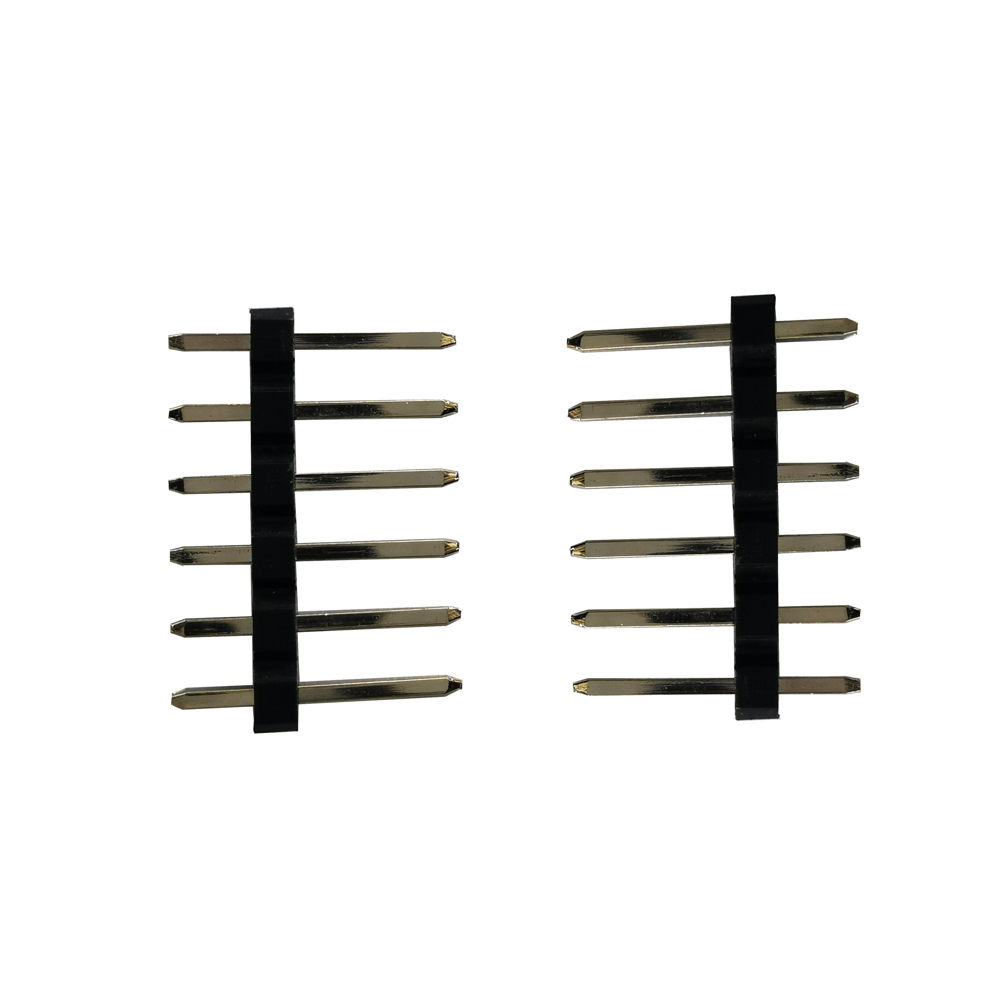 1.0/1.27/2.0/2.54 pitch female male 6 pin header single/double row socket PCB connectors