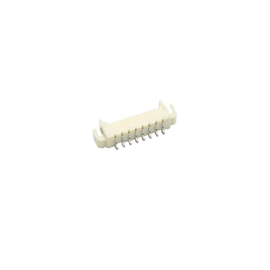 Custom 1.25mm pitch 4~24pin wafer male female SMTR PA9T Phosphor bronze connector wire to board