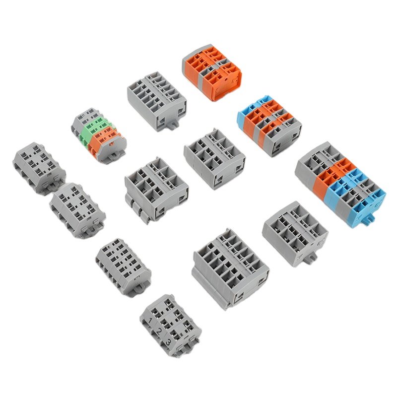 New Type Wire Insert Spring Quick Terminal Block Connector Miniature Terminal Blocks