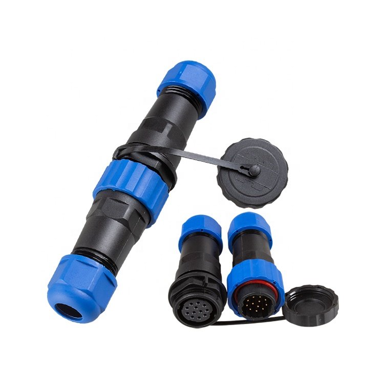 Electrical Wire Male Female Round Plug Socket IP68 12Pin SD20 Docking SP20 kit Low Voltage Waterproof Connector