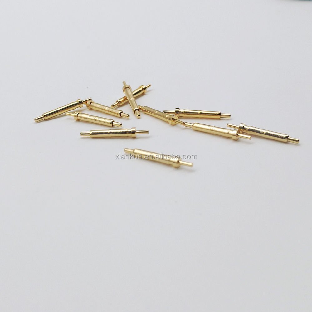 Low impedance battery connector pogo pins