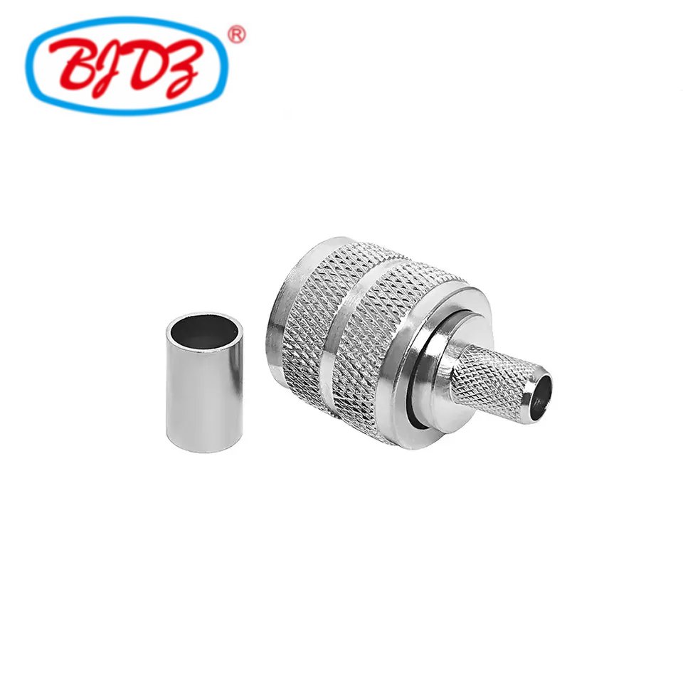 Factory supply PL259 UHF Male Plug Crimp Connector for RG58 LMR195 LMR200 RG400 RG223 RG142 RG303 3DFB KSR195 Cable RF connector