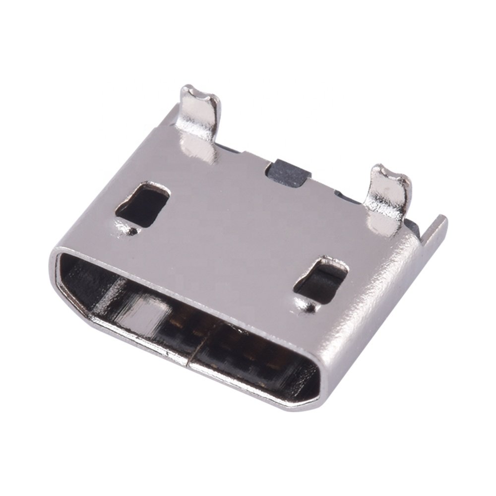 180 Degrees Vertical Mount SMD 5 Pin Micro MINI USB Connector Female