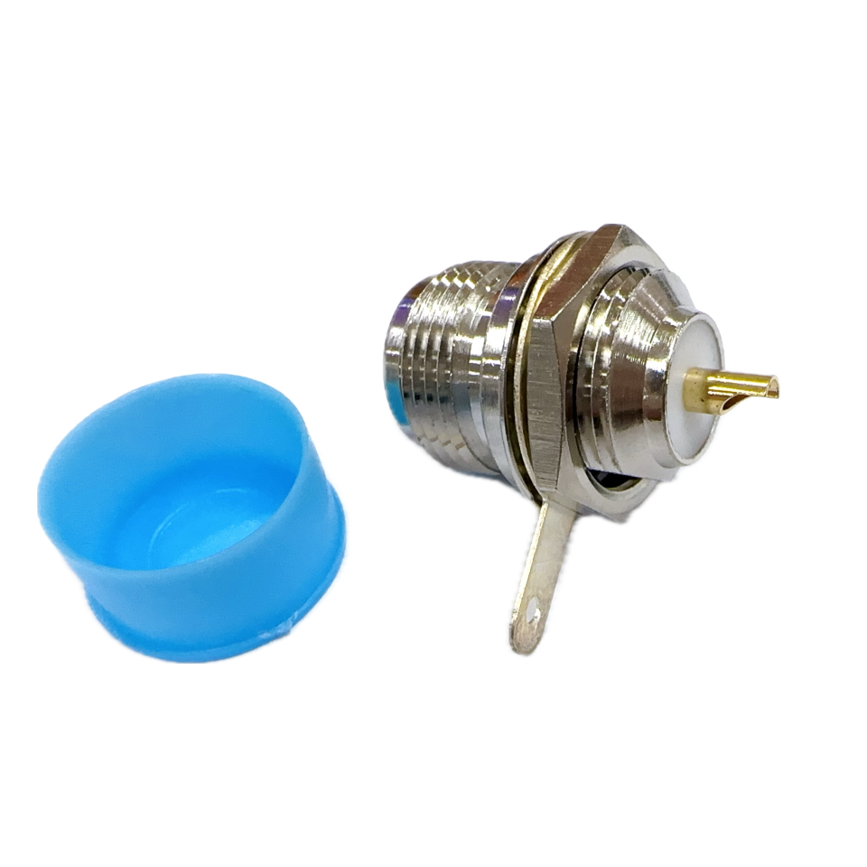 Factory directly N Type Female Jack Panel Mount With Nut Bulkhead Solder single hole RF Coax Coaxial connectors
