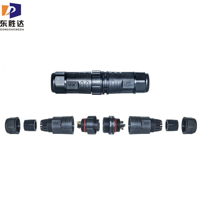 Male And Female Electrical Connector Quick Plug Connector Electric Screwless Waterproof Connector