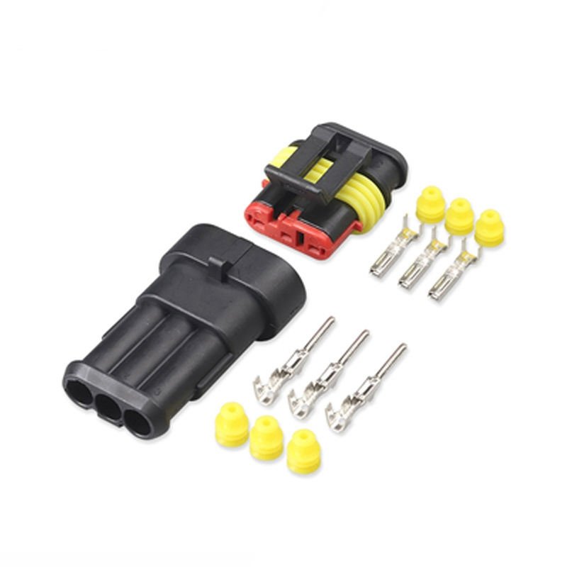 282104-1 6-pin Automotive Waterproof Connector Super Sealed Electrical Male and Female Plug HID Xenon