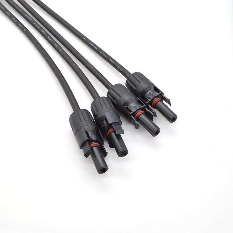Solar Cable Parallel Connector 4 To 1 Y Branch Pv Connector For Solar System Pv Cable Adapter Cable 12 Awg 4mm2 Pv Wire