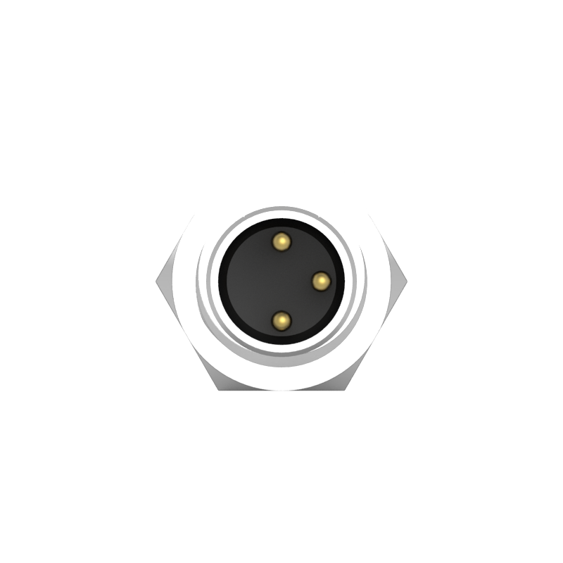 M8 A-Coded 3PIN Front Lock Waterproof Connector