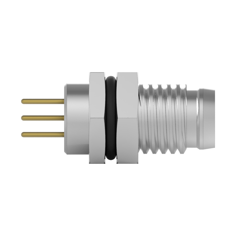 M8 A-Coded 3PIN Front Lock Waterproof Connector