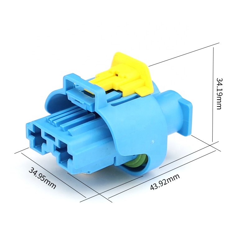 1544650-2 8mm 2 Pin Electric Vehicle TE Power Terminals and Connectors Male-female docking