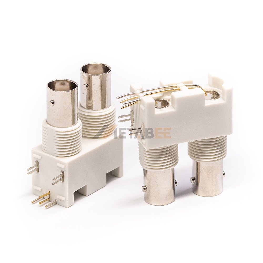 BNC Male Female Pin RF Coaxial Connector Cable Crimp 50/75 Ohm for CCTV Security Camera with RG6 RG58 RG59 RG142 LMR195