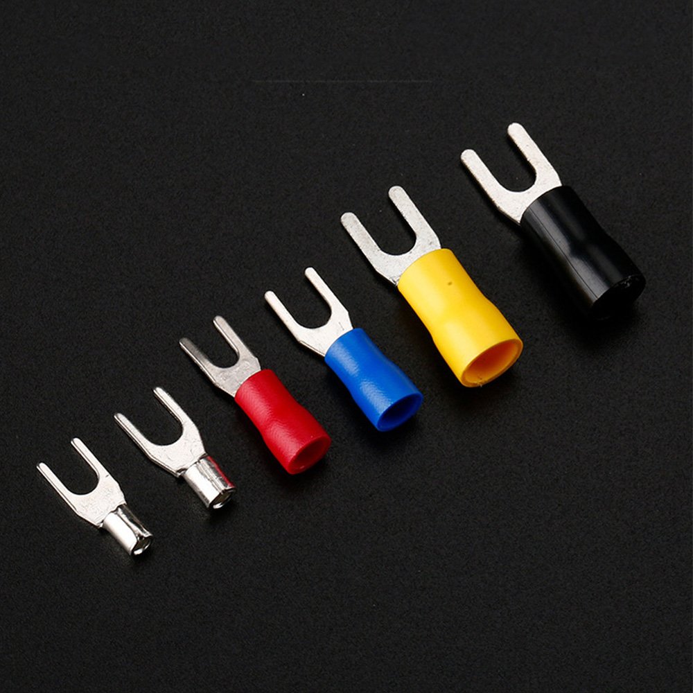 SV series insulated Y type fork crimp terminals,spade terminal connector
