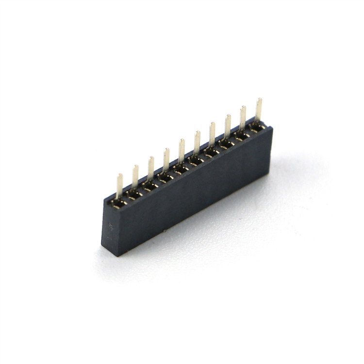 Custom 1.5mm Pitch Female Pin Header Connector 10 Pins