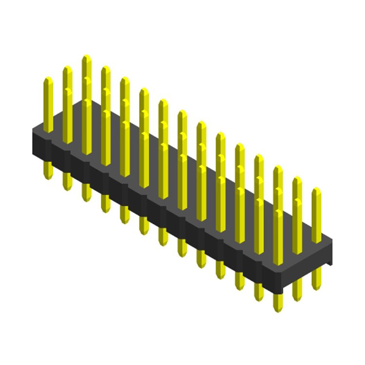 2.54mm Pitch Double Row Pin Header Pin Connector for Automobile Male PCB Connector Board to Board connector