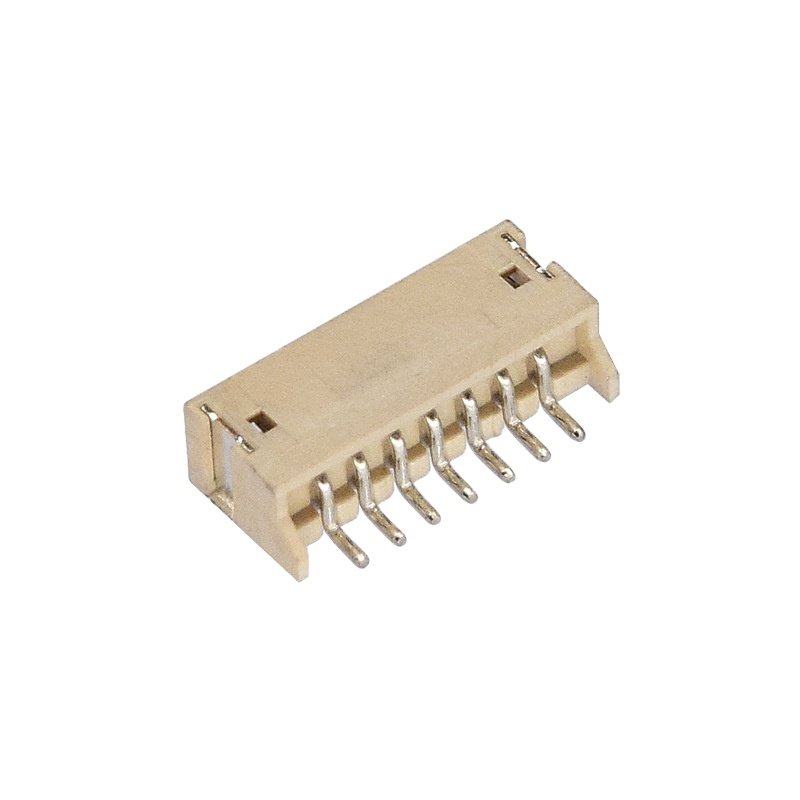 7PIN horizontal patch ZH1.5 pitch bent pin connector temperature resistant bar connector 1.5 header Wire To Board Connector