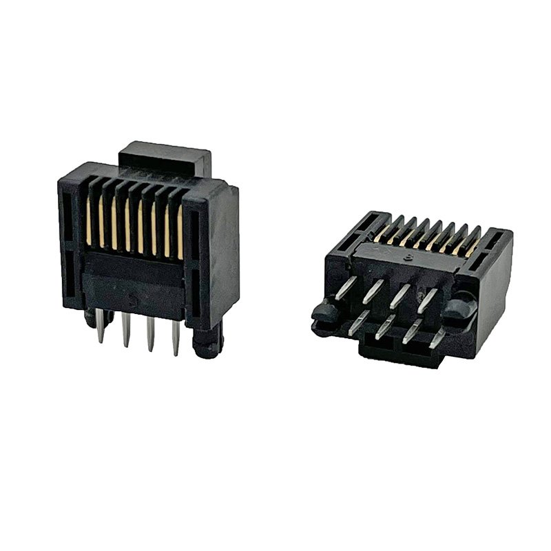 Short body PCB RJ45 plug Male L=11mm for VFD Inverter PCB board DIP RJ45 Connector 8P8C Male