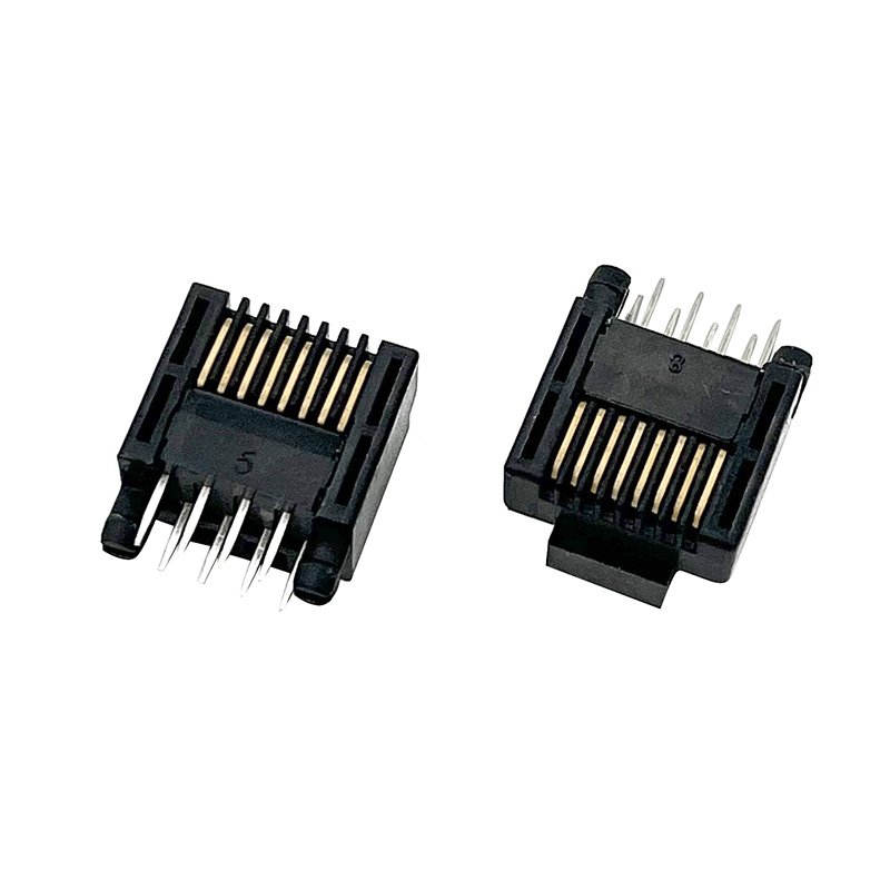 Short body PCB RJ45 plug Male L=11mm for VFD Inverter PCB board DIP RJ45 Connector 8P8C Male