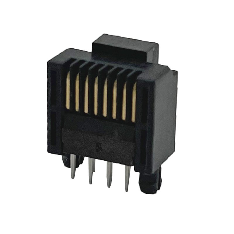 Short body PCB RJ45 plug Male L=11mm for VFD Inverter PCB board DIP RJ45 Connector 8P8C Male