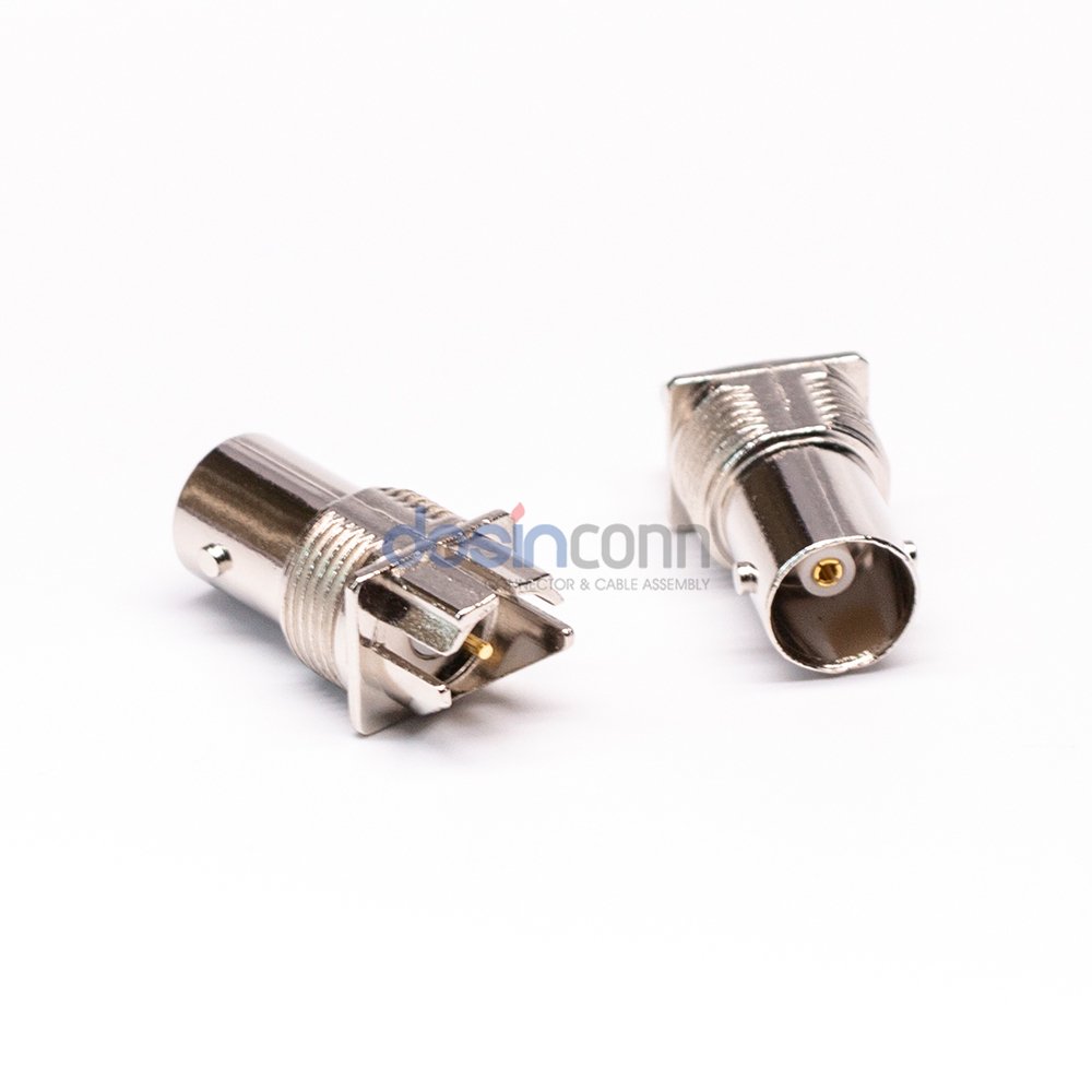 12G BNC Connector SDI BNC Female Jack Edge Mount PCB for Telecommunications Automotive ComputersLANs Medical Equipment