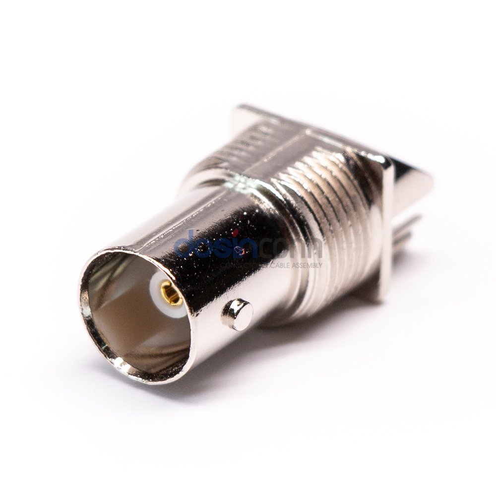 12G BNC Connector SDI BNC Female Jack Edge Mount PCB for Telecommunications Automotive ComputersLANs Medical Equipment