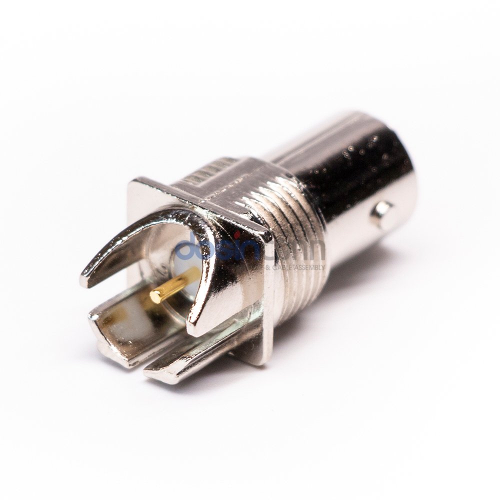 12G BNC Connector SDI BNC Female Jack Edge Mount PCB for Telecommunications Automotive ComputersLANs Medical Equipment