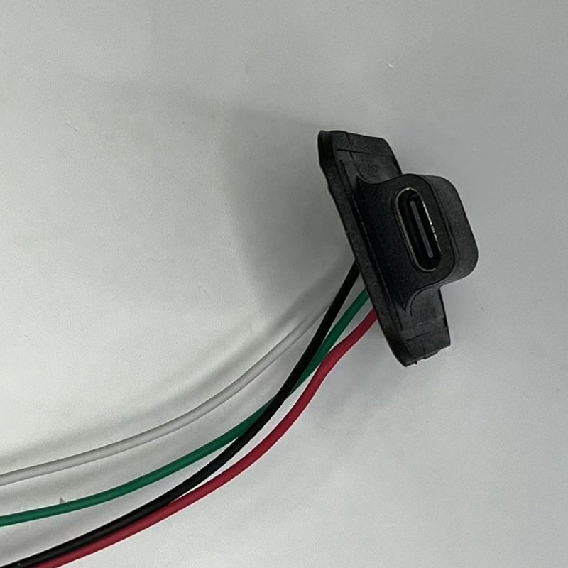Heating pad accessories USB-TYPE-C female interface power cord 4P TYPE-C female socket cable
