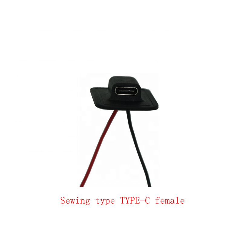 Heating pad accessories USB-TYPE-C female interface power cord 4P TYPE-C female socket cable