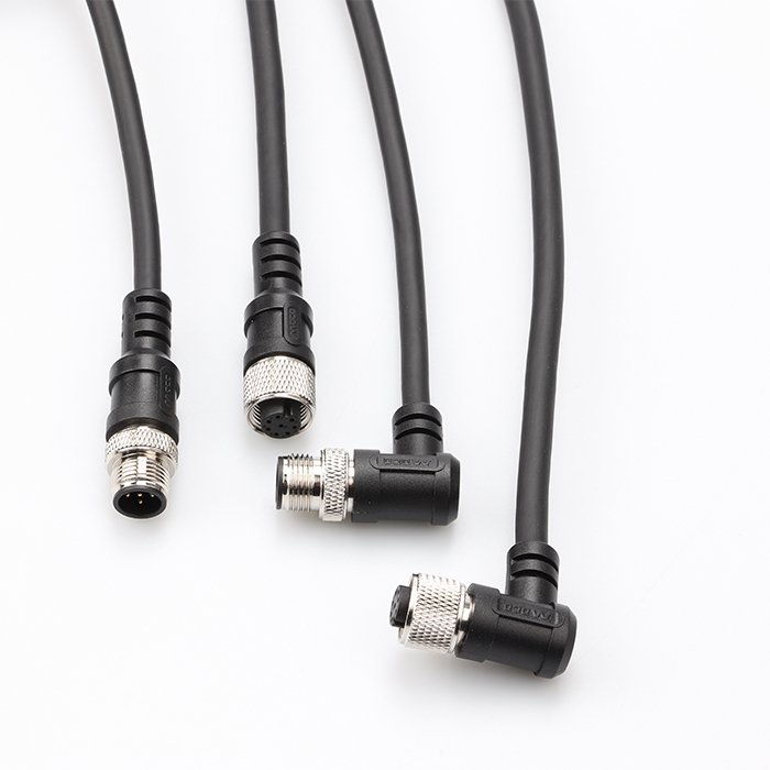 Sensor Cable Female 5pin CUSTOM IP67 Waterproof 2 3 4 PIN M8 M12 Connector Cable
