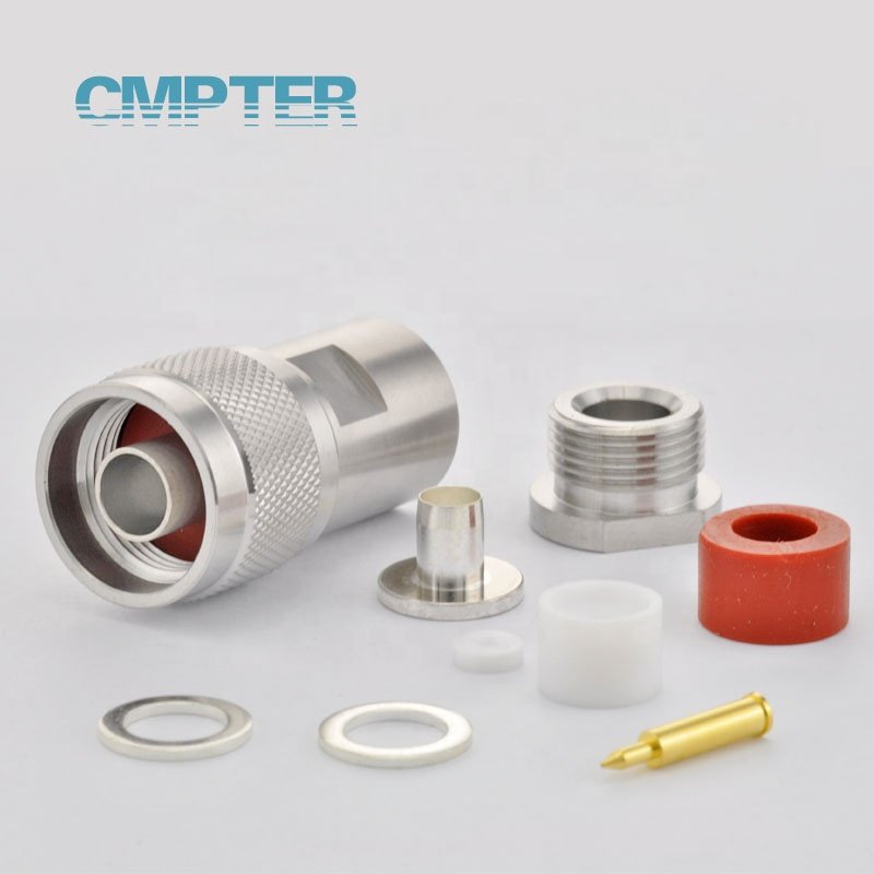 6GHz IP6 N Male Clamp LMR300 Cable rf coaxial connectors