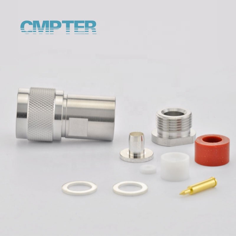 6GHz IP6 N Male Clamp LMR300 Cable rf coaxial connectors