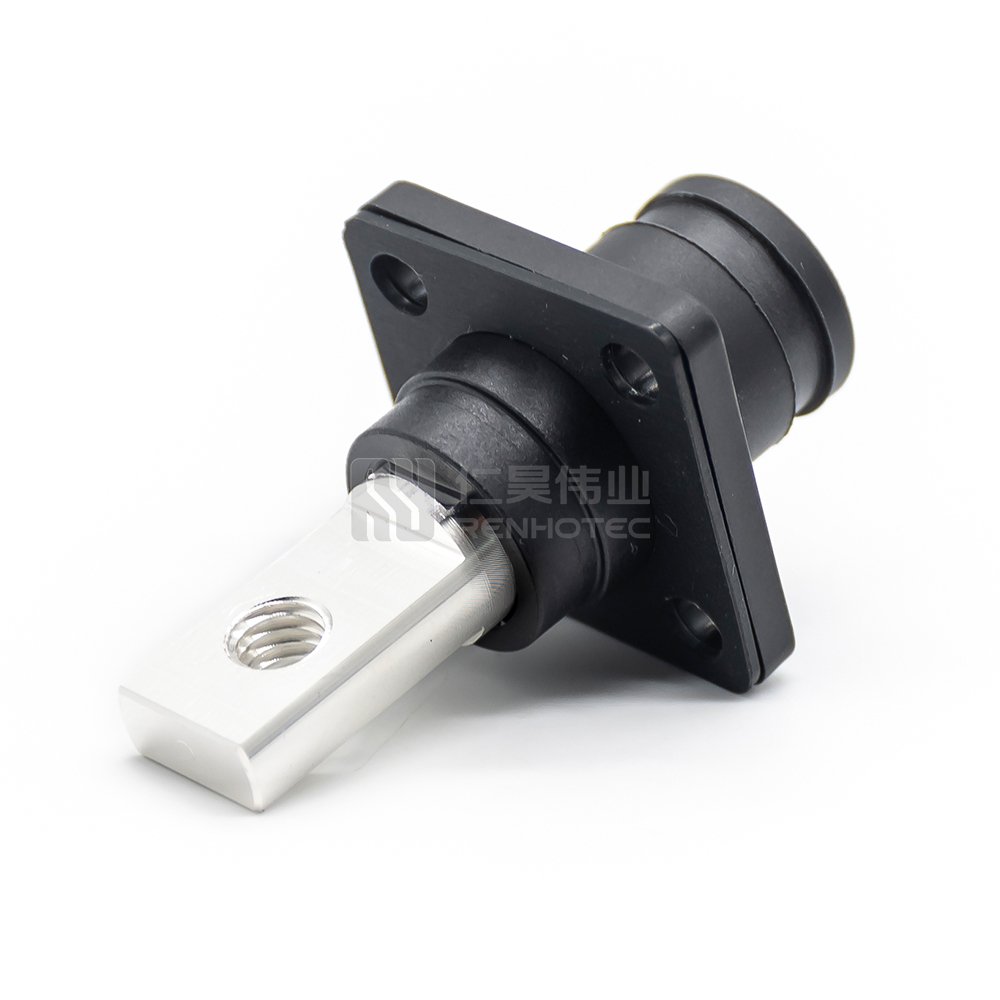 HV Connector For Battery Pack 60A 100A 120A DC Power BMS 1Pos Cable Plug and Panel Mount Socket for ESS