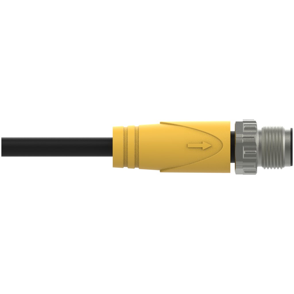 Connectors IP67 IEC M12 12Pin A code male pigtail industrial pc cable connector valve parts lvds sensor cables