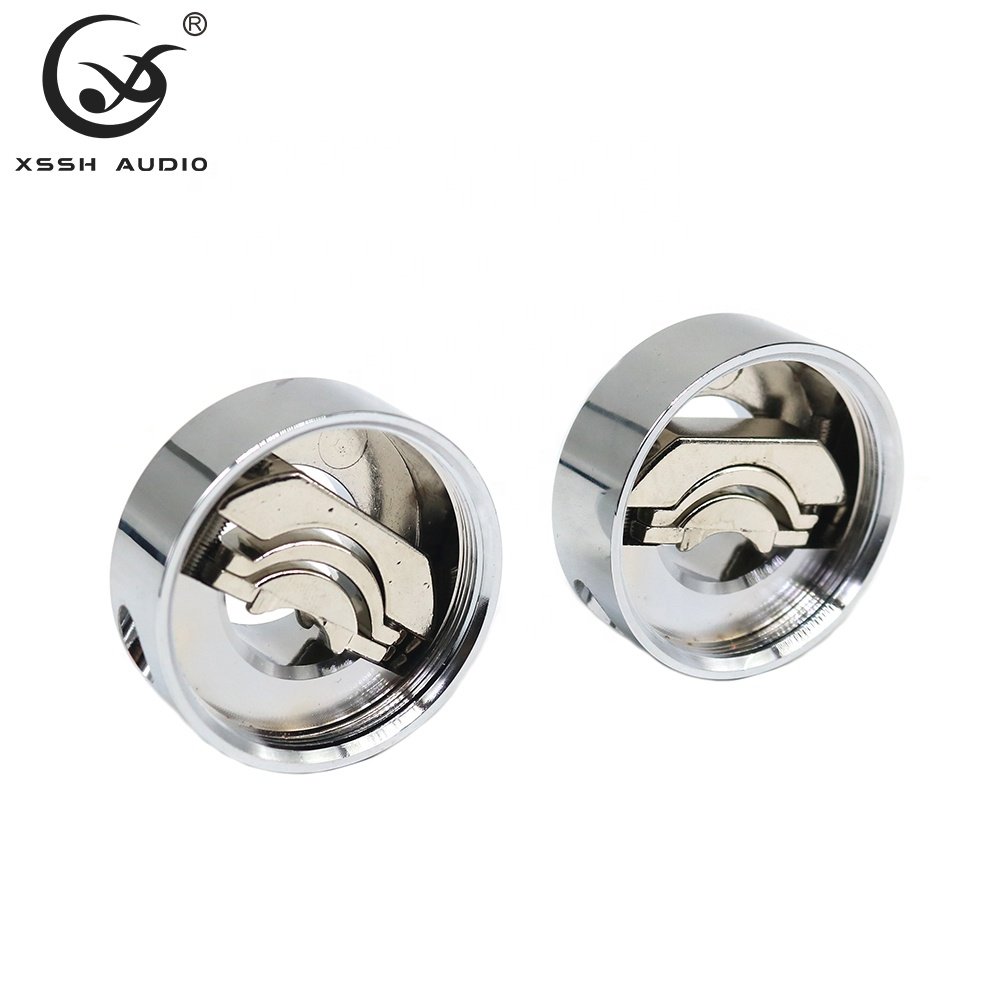 American Version Electrical Plugs XSSH YIVO Hi-end Carbon Fiber Tellurium Copper Rhodium Plated 3Pins Power Connector Jack Plug
