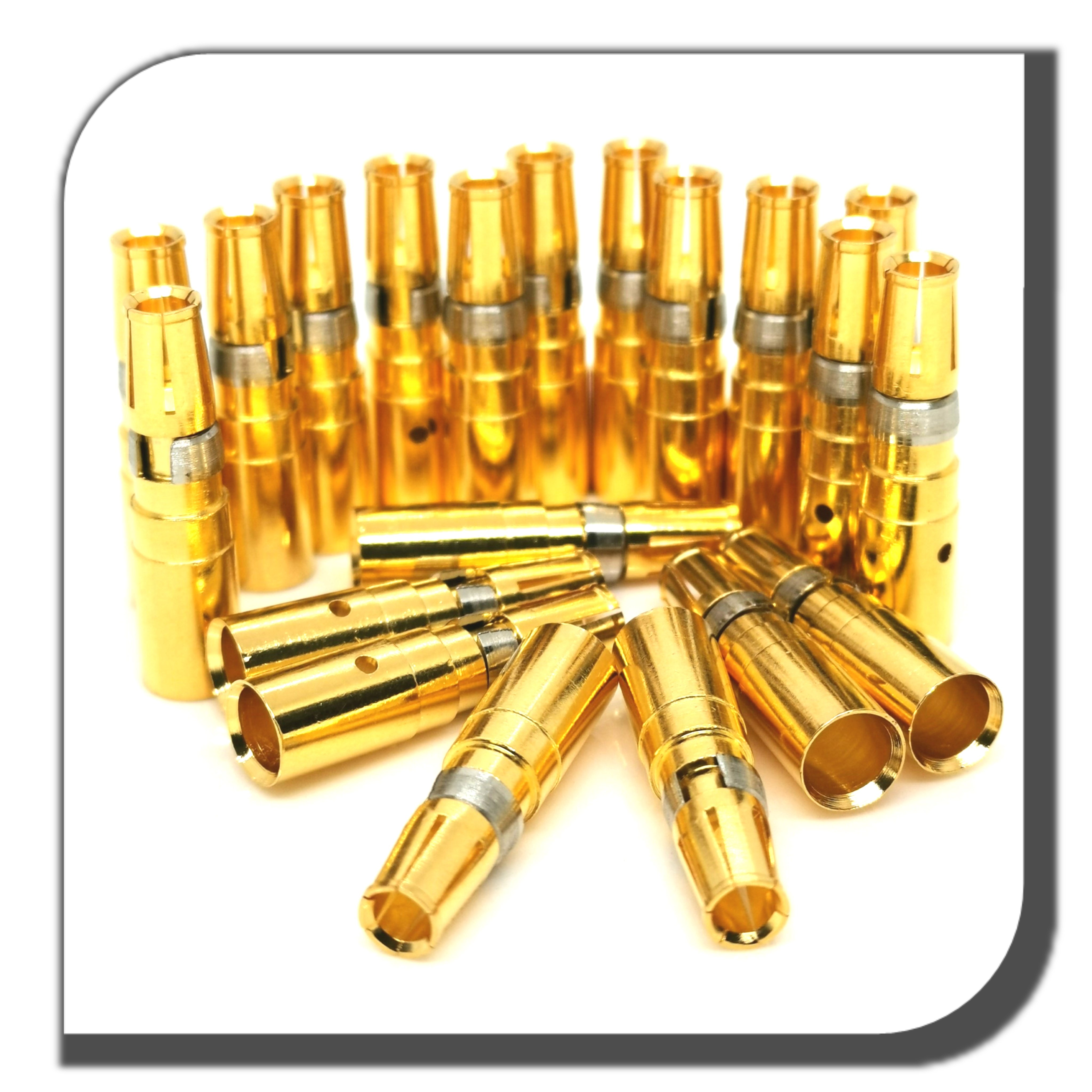 OEM Manufacture Custom High Quality Connectors Male Female Contact Terminals Pins Brass Spring Contact Pin phosphor bronze pin