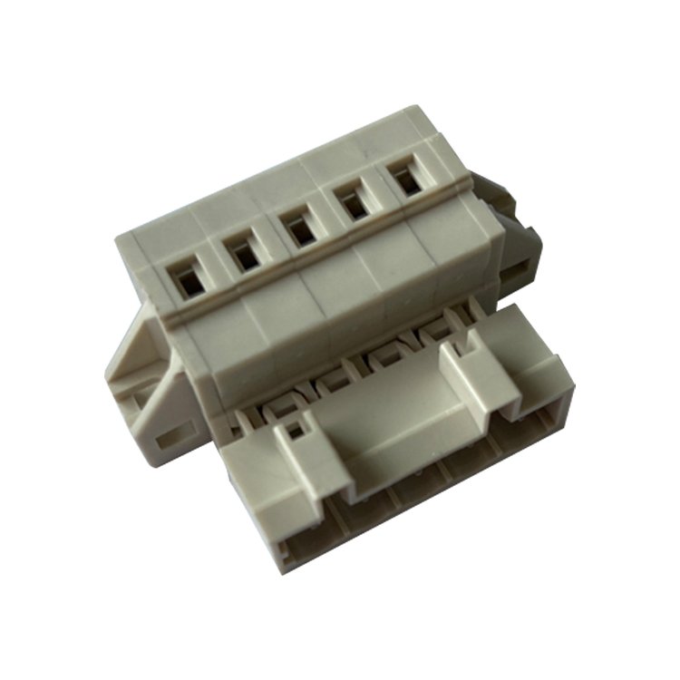 Exquisite structure terminal block manufacture spring contact connector