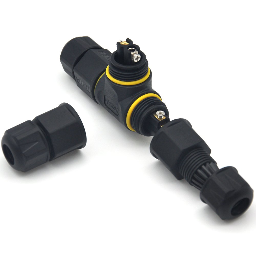 CE Nylon T type IP68 waterproof connector