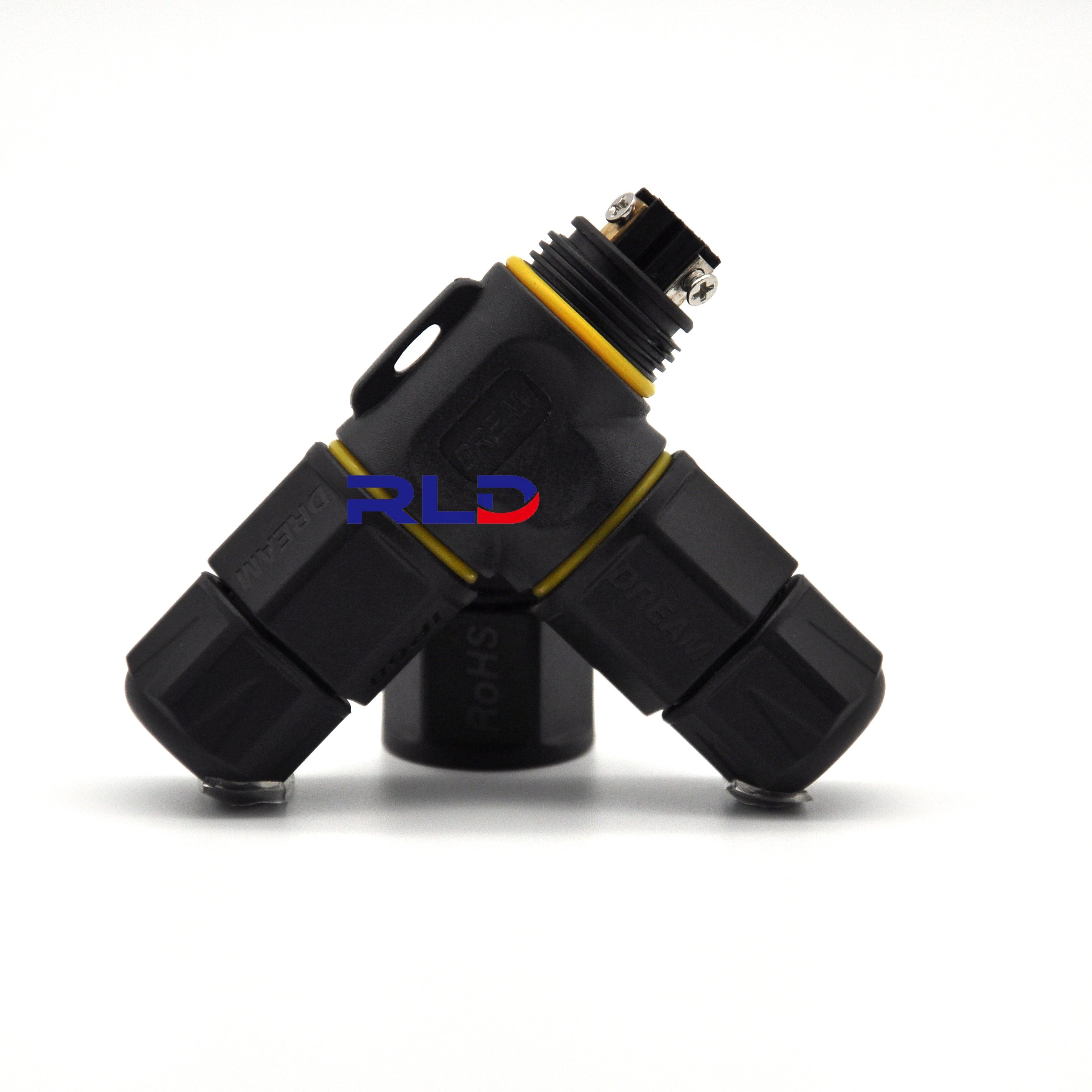CE Nylon T type IP68 waterproof connector