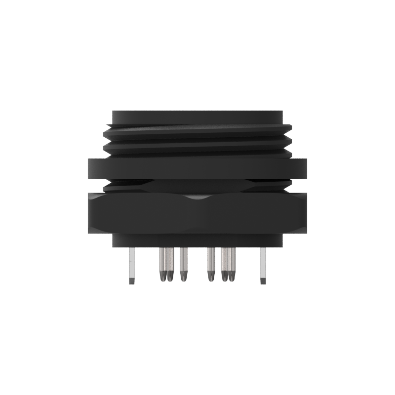 Mini Din 6PIN Rear Lock DIP Type Connector