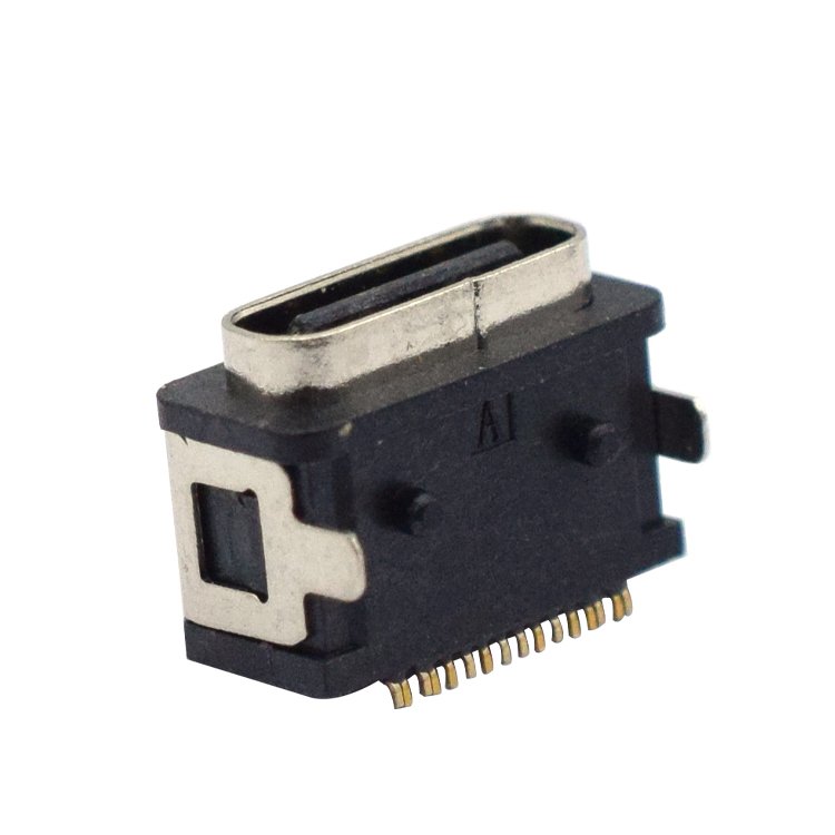 one-stop manufacturers multiple models type c socket on board type waterproof IPX8 usb type c female connector socket 16 PIN