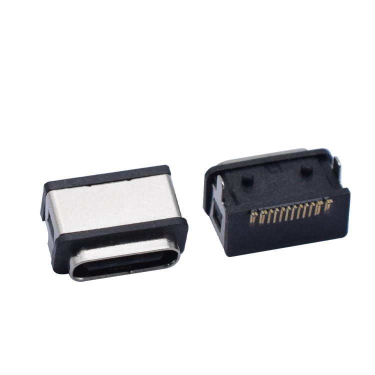 one-stop manufacturers multiple models type c socket on board type waterproof IPX8 usb type c female connector socket 16 PIN