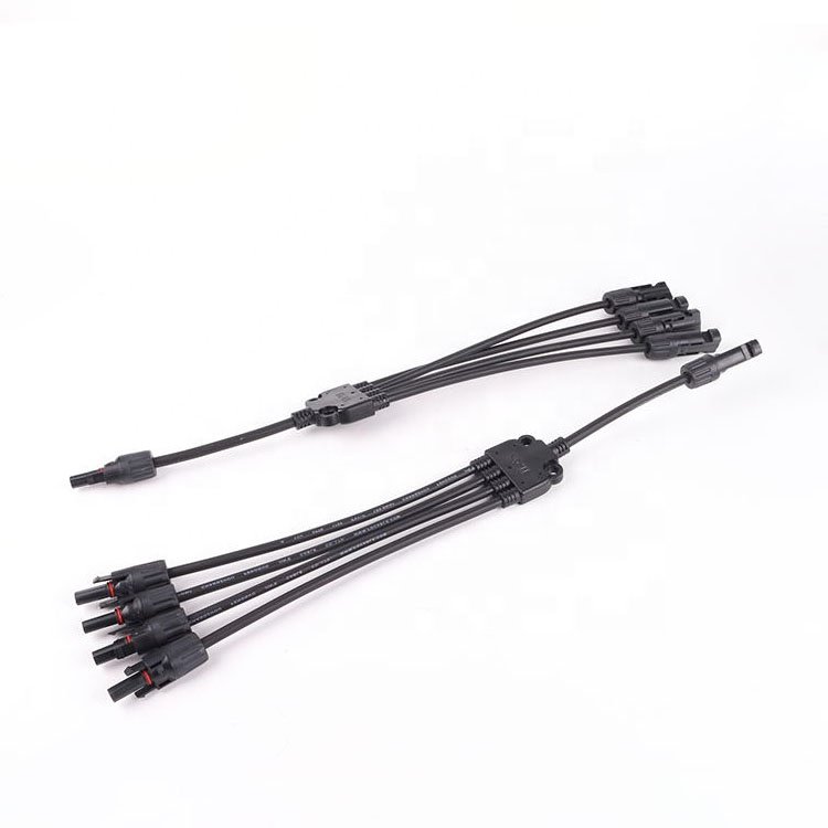 PV-LTY4 Solar cable connector 4 to 1 Y branch PV connector for solar system