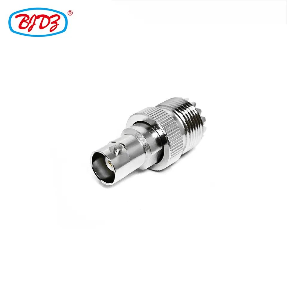 Factory supply UHF SO239 Female Jack socket to BNC Female Jack RF Coax Coaxial Adapter adaptor Converter connectors Intercom