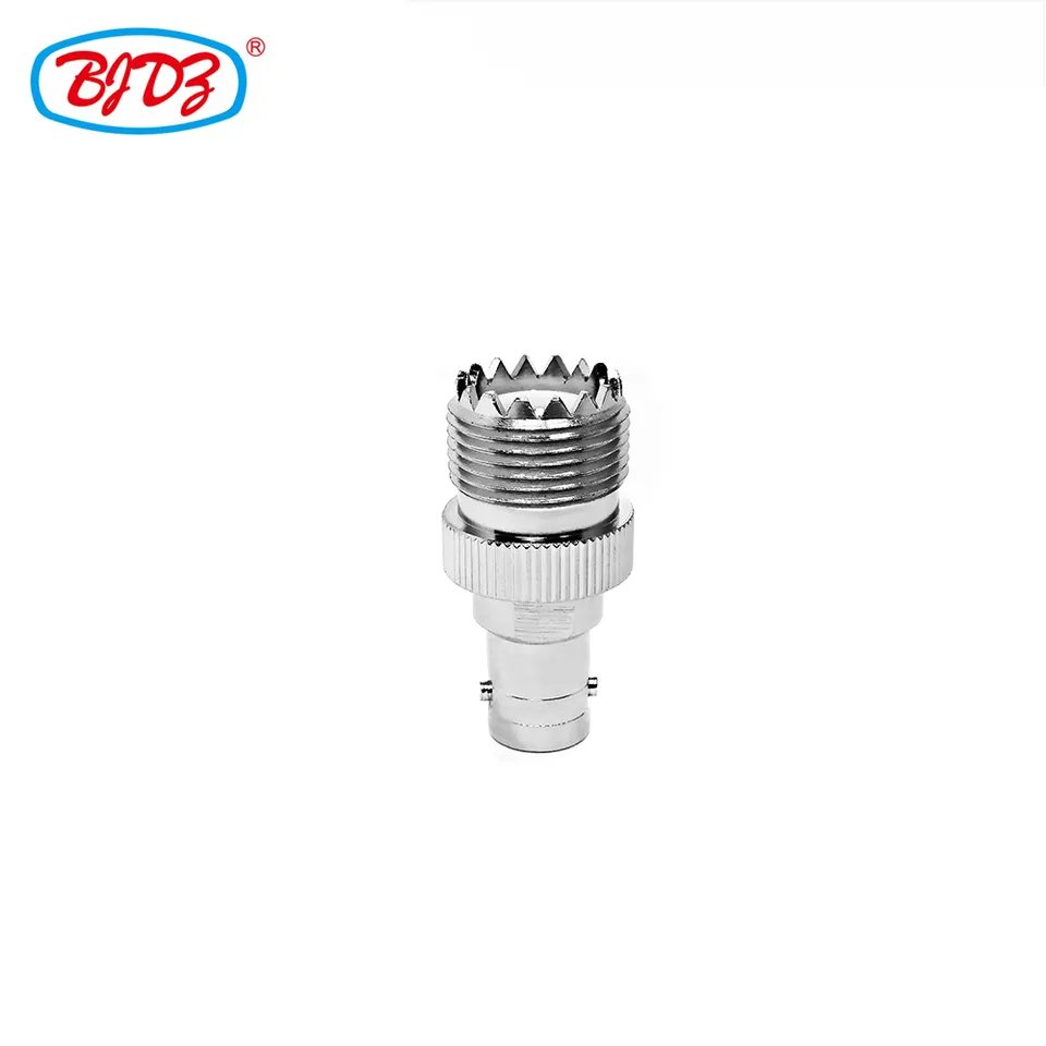 Factory supply UHF SO239 Female Jack socket to BNC Female Jack RF Coax Coaxial Adapter adaptor Converter connectors Intercom